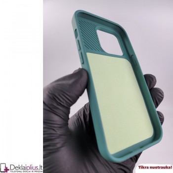 Švelnus guminis dėklas su kameros apsauga - žalias (Apple Iphone 14 Pro) Švelnus guminis dėklas su kameros apsauga - žalias (Apple Iphone 14 Pro)